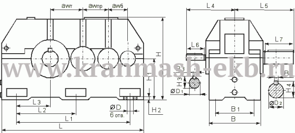 Редуктор Ц3У 400Н